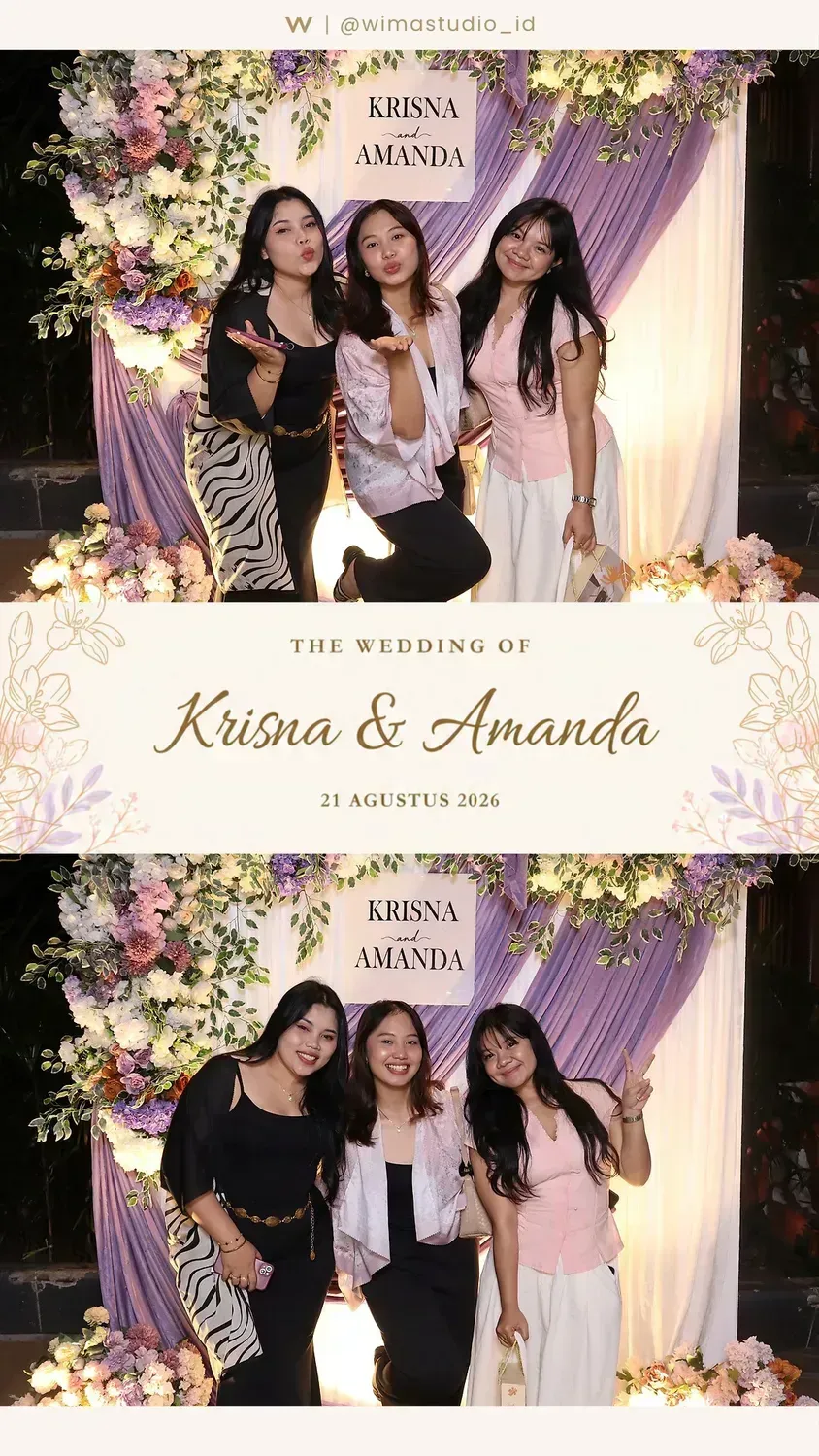 Frame photobooth Krisna Amanda