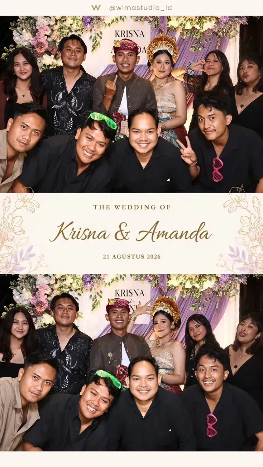 Frame photobooth Krisna Amanda
