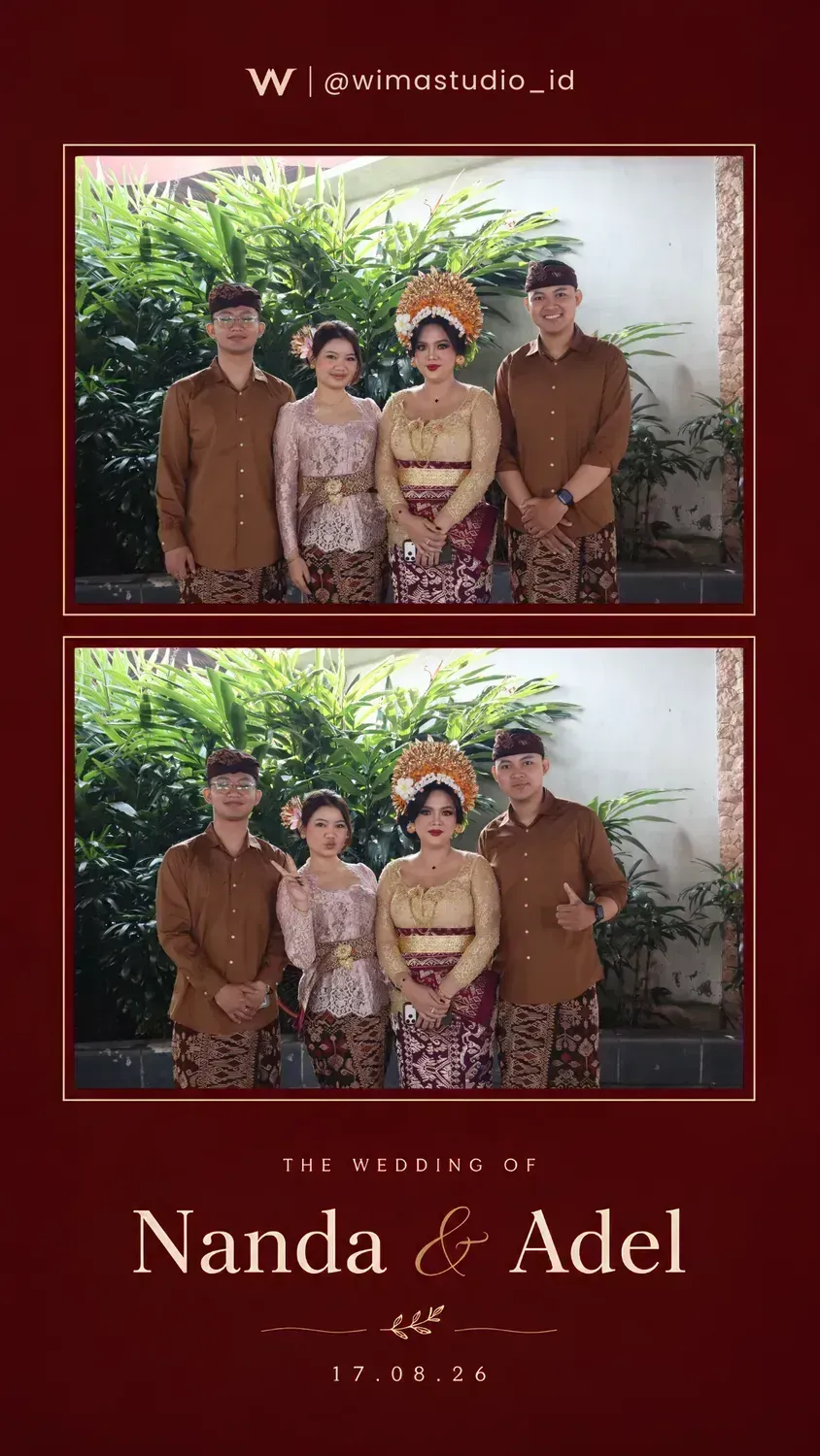 Frame photobooth Nanda Adel